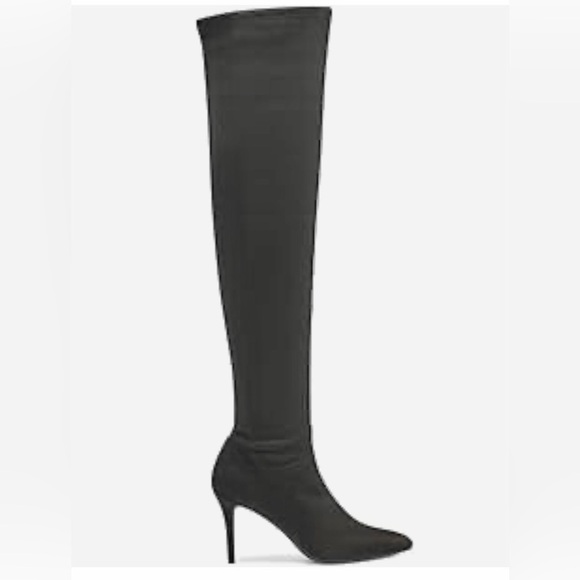 Jessica Simpson Abrine black soft suede Over-The-Knee stiletto Boots size 11 new - Picture 1 of 6